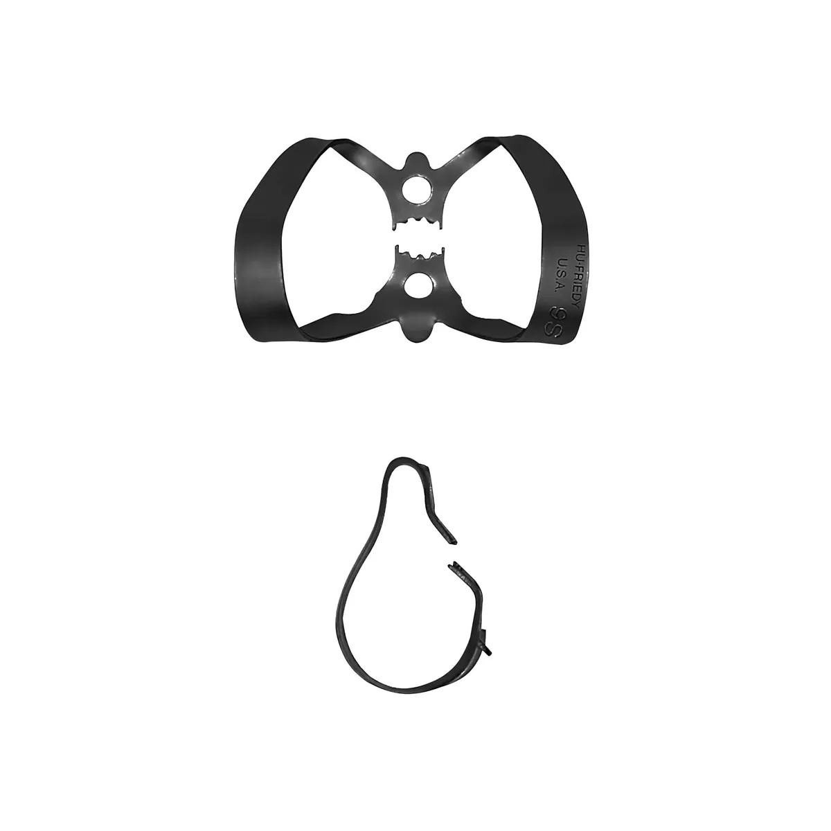 Rubber Dam Clamp #9S, Anterior, BlackLine