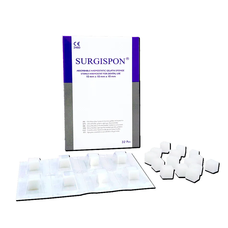 Surgispon Gelatin Sponge Cubes 10x10x10 mm, PK/32