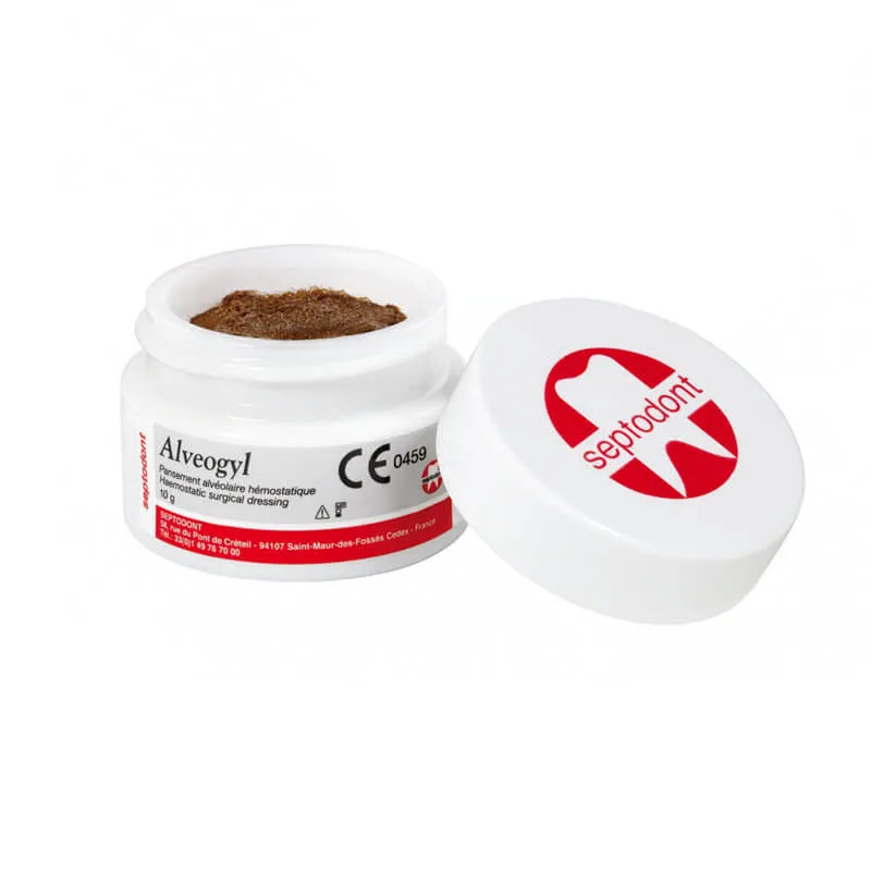 Alveopaste, Eugenol Impregnated Alveolar Dressing, Jar