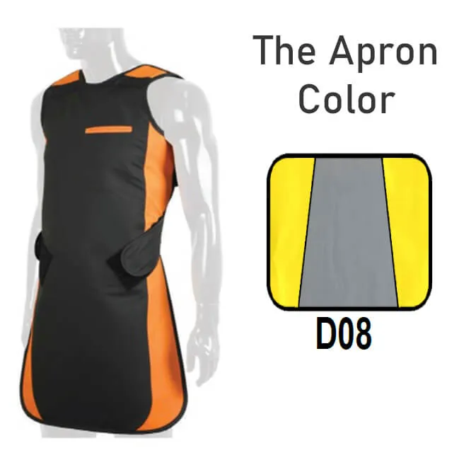 Adult Panorama Lead Apron without Collar 0.35mm Pb, Color D08