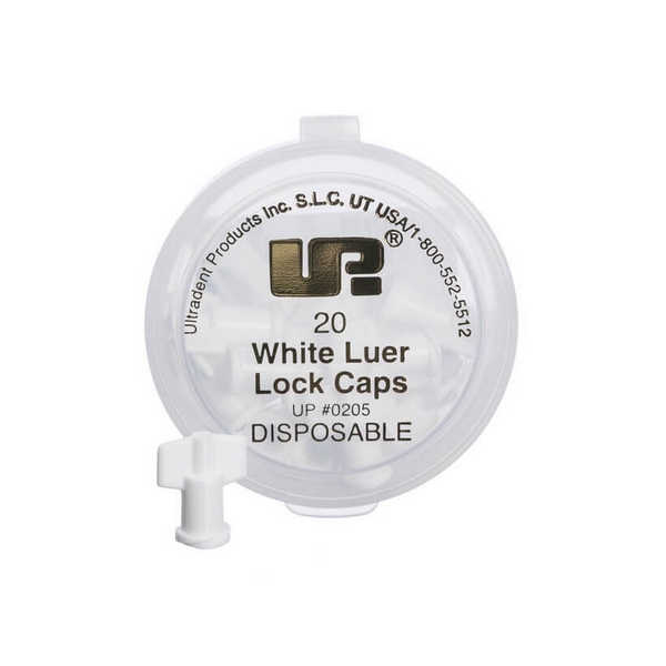 Luer Lock Cap, White