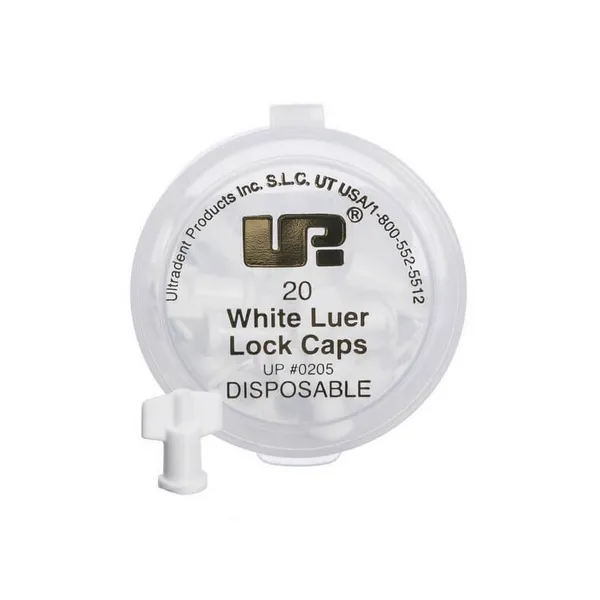 Luer Lock Cap, White
