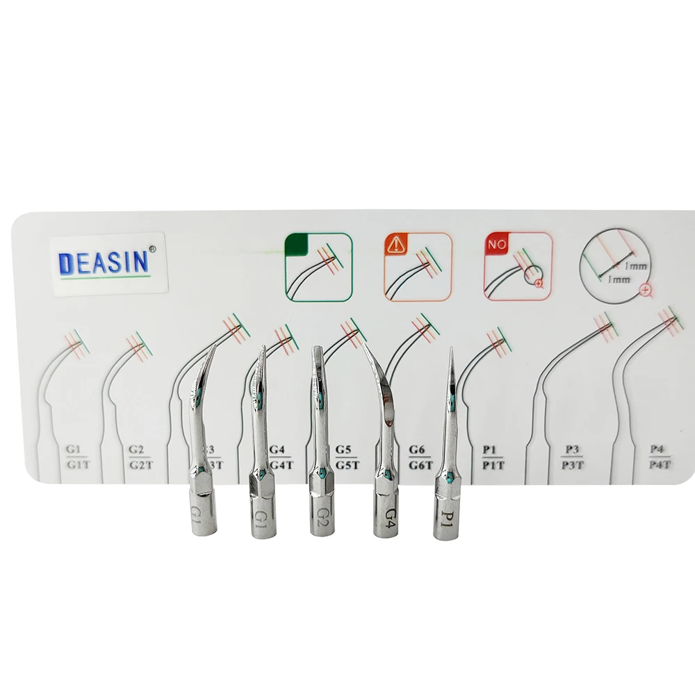 Scaler Tips Set (G1/ G2 /G3/ G4/ P1/P3) for (Woodpecker/Demtec/EMS)