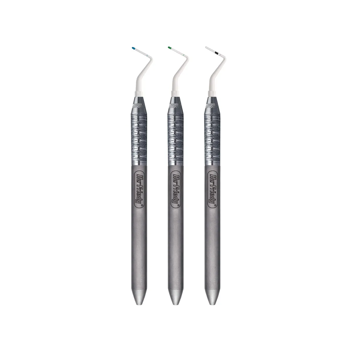 Bio Type Probe Starter Kit with 3 Handles & 12 Tips. (4 Green, 4 Blue, 4 white)