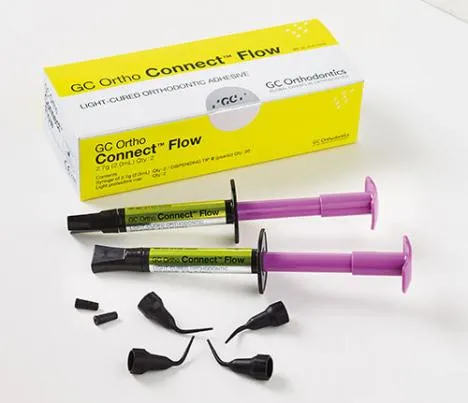 GC Ortho Connect Flow, LC Adhesive for Lingual Retainers & Aligner Attachments, 2.7g, PK/2