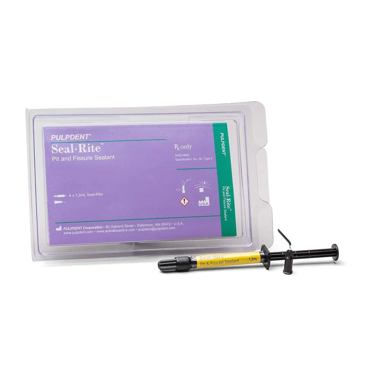 Seal-Rite Pit & Fissure Sealant LC, Fluoride-Releasing, 1.2ml Syringe
