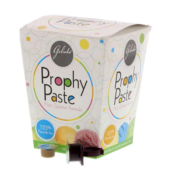 Gelato, Prophy Paste, with Fluoride, Medium Grit, Assorted Flavor