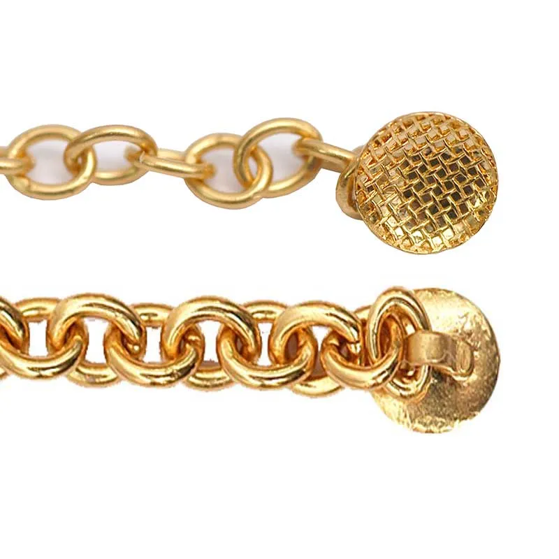 Eruption/Extrusion Appliance Chain, Square Base, Golden, PK/5