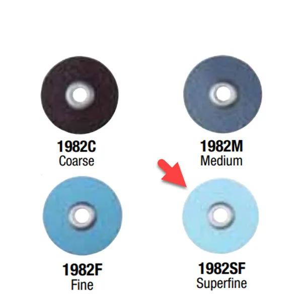 3M Sof-Lex Finishing and Polishing Discs 3/8 in Standard Superfine 8690SF