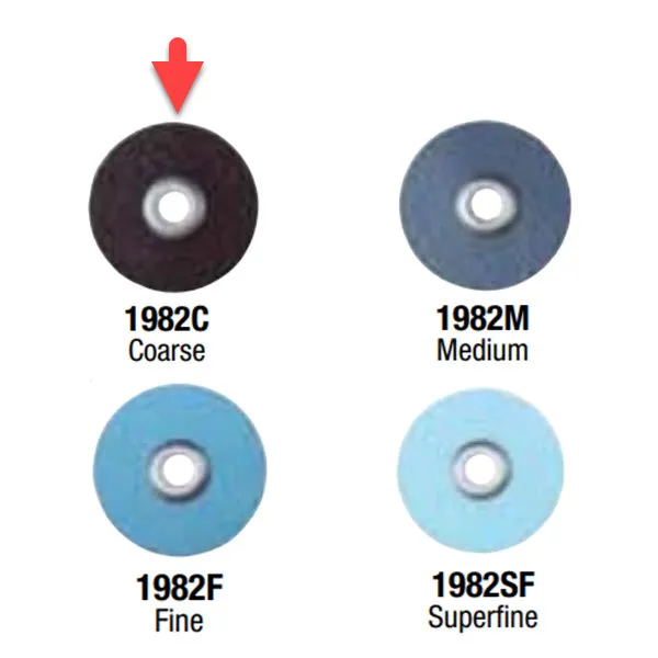 3M Sof-Lex Finishing and Polishing Discs 3/8 in Standard Coarse 8690C